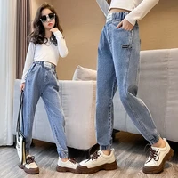 girl leggings kids baby%c2%a0long jean pants trousers 2022 lasted spring summer cotton christmas outfit teenagers children clothing