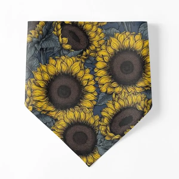 

Бандана Sunflower Field 2 для собак, ошейник с принтом, полотенце, Рождественский шейный платок для кошки, костюм для домашнего питомца