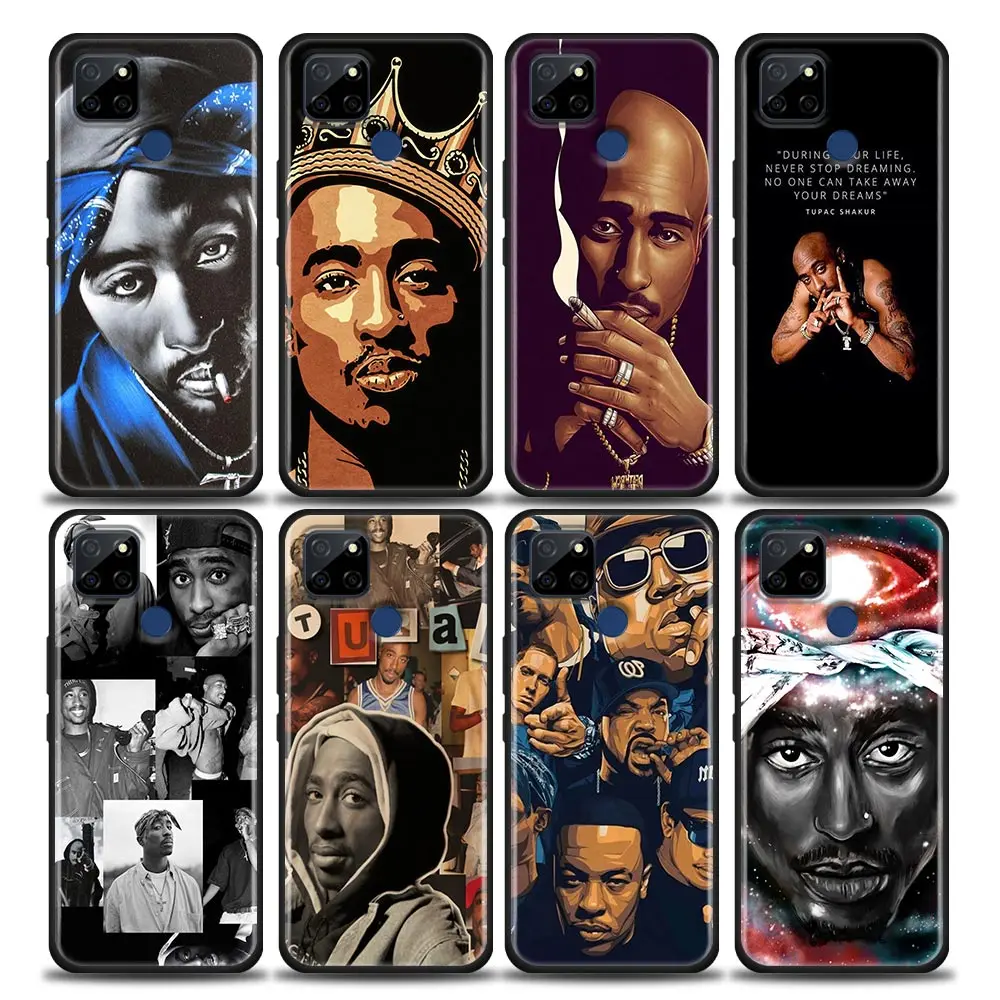 

Funda Coque 8I Case For OPPO Realme X50 X7 XT X 10 9 9I 8 8I 7 7I 6 5 Pro Plus 5G Case Capa Para Cover Rapper 2pac Singer Tupac