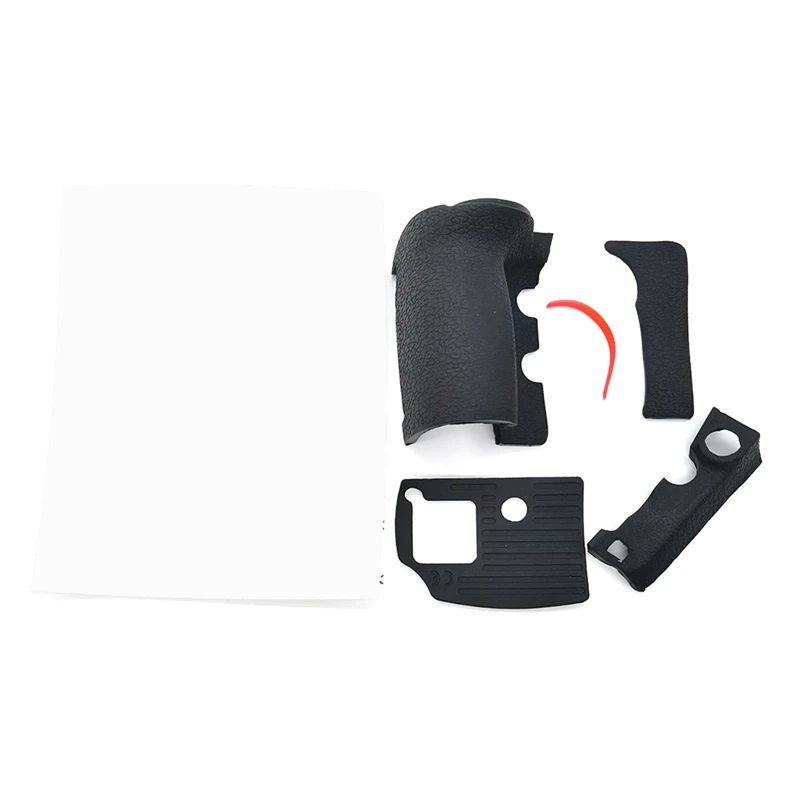 

4PCS New Replacement Accessories For Nikon D810 Body Rubber Grip+Left Side +Thumb + Bottom Rubber Cover Repair Parts