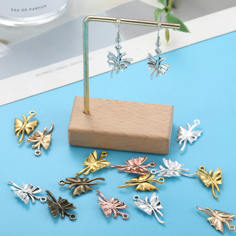 Подвески в виде бабочек 6 цветов 20 шт. аксессуары для самостоятельного