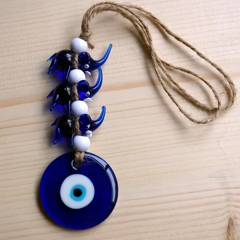 Уникальный стеклянный фон в турецком стиле украшение на стену от сглаза три