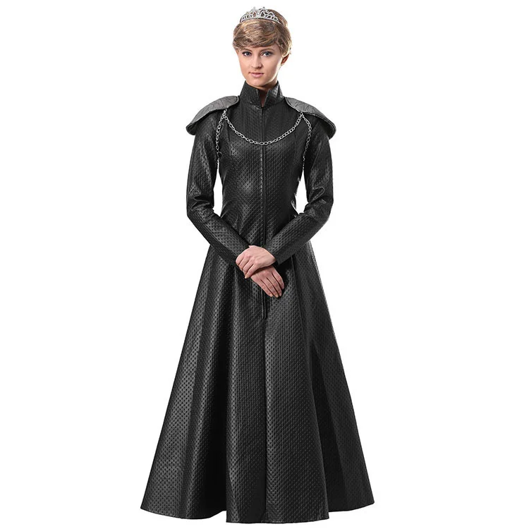 

Высококачественный взрослый исторический тематический благородный женский костюм для косплея на Хэллоуин Лев королевы яркий черный маскарадный костюм для взрослых