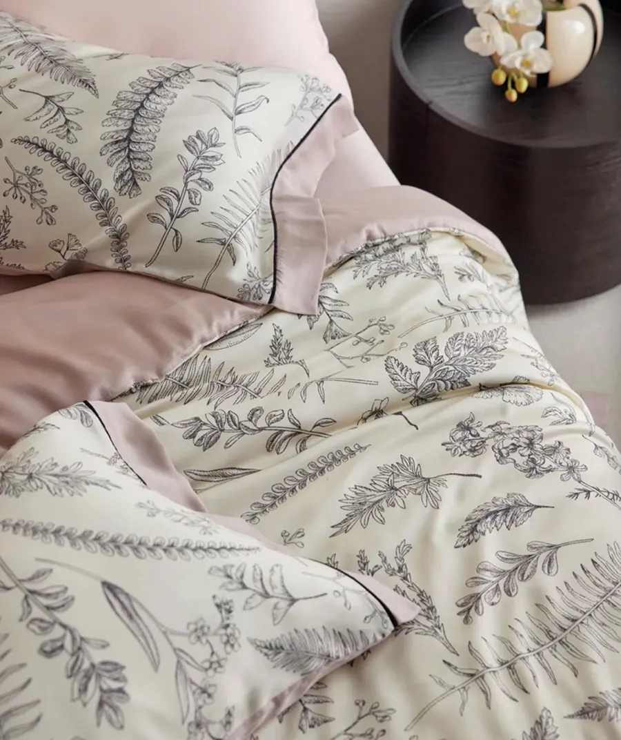 Комплект постельного белья Sweet fairyfair в деревенском стиле с цветами и листьями