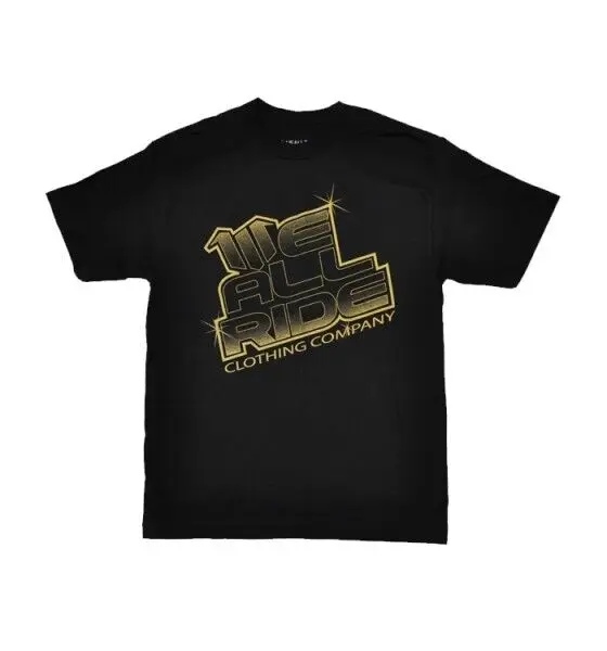СОВЕРШЕННО НОВАЯ футболка с бирками We All Ride WAR SHINE СРЕДНЯЯ ДОМЕРЖНАЯ ЧЕРНАЯ РЕДКАЯ