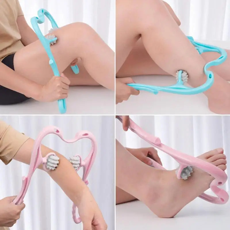 

Neck Roller Handheld Deep Tissue Massage Stick Tool Handheld Massager Tool Suitable For Legs Hand Neck And Shoulder Relaxing
