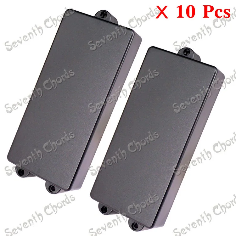 

10 Pcs/Pack Sealed Closed Type Humbucker Pickup Covers For Electric Bass Guitar With 3 Screw hole, /105mm*48.5mm