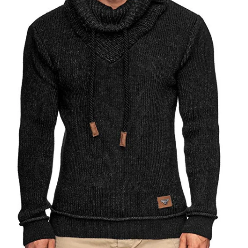 

Men's cold and warm turtleneck sweater