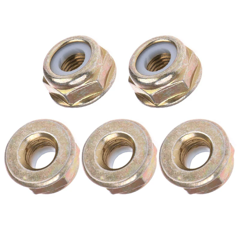 

5pcs/lot M10x1.25 Replacement Metal Nuts Universal Nut Brushcutter Left-hand Thread Blade Nut Brush Cutter Repair Parts