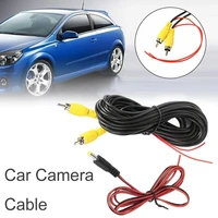 rca video extension cable av cable wire harness for car rear view camera parking 5 5m video extension cable car multimedia