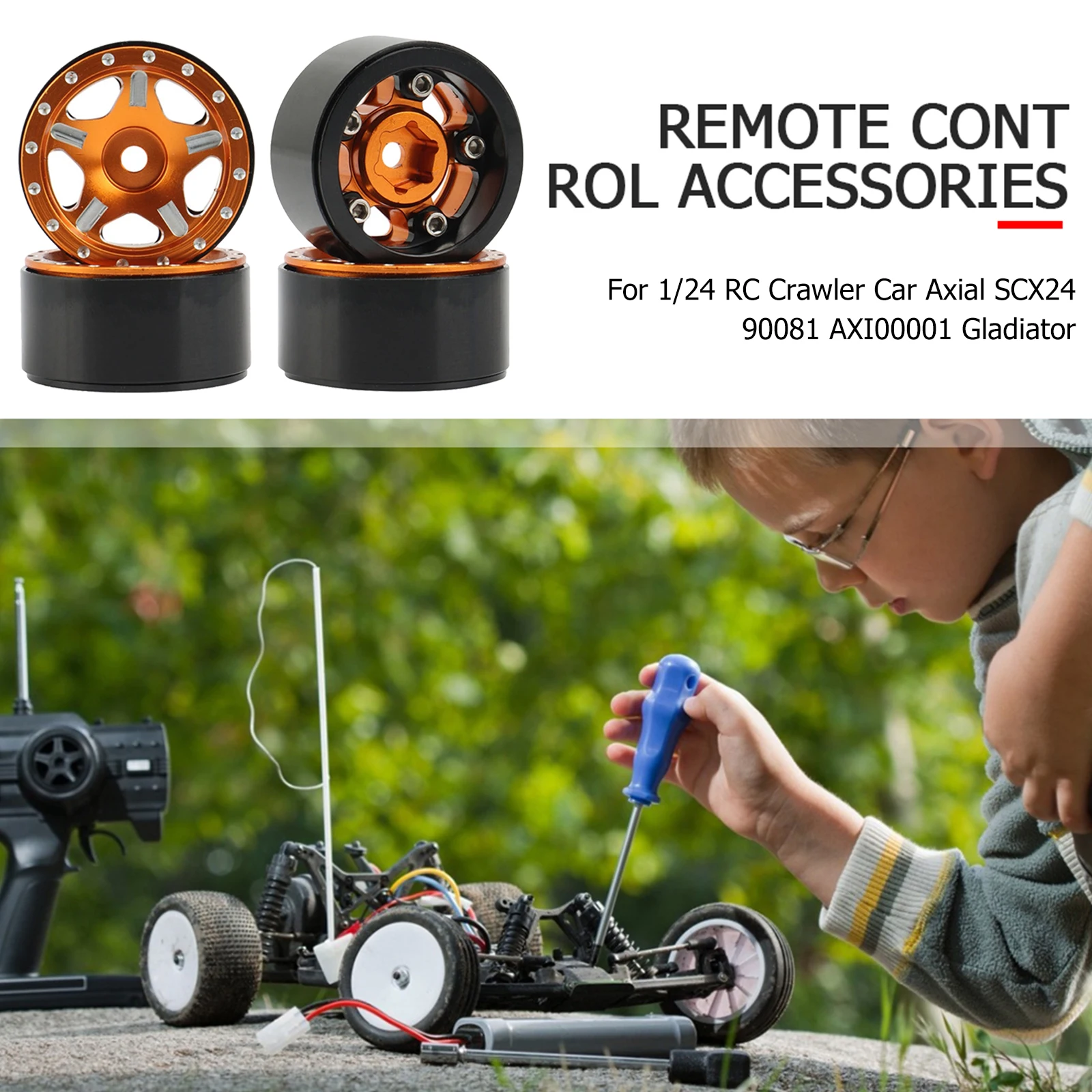 

4 шт., колеса 26x14 мм, 1,0 дюйма