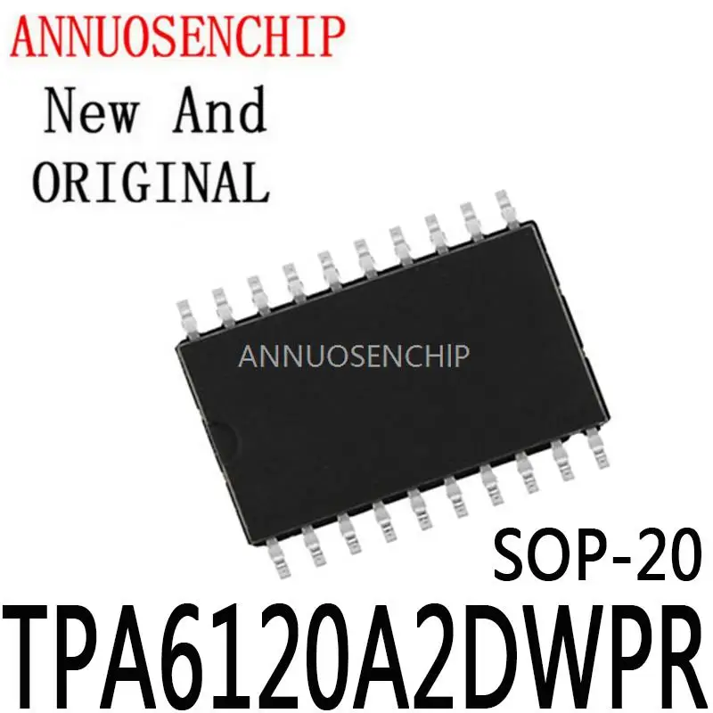 1 шт. Новый и оригинальный TPA6120A2DWP аудио усилитель мощности патч SOP20 чип IC TPA6120A2DWPR