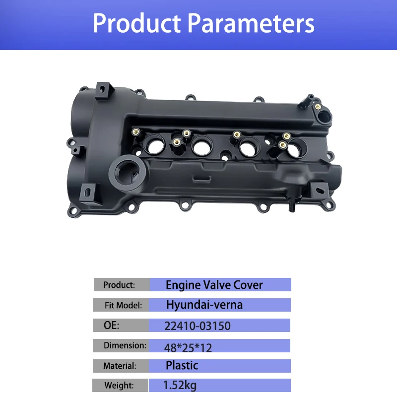 Крышка клапана двигателя 22410-03150 и прокладка для Hyundai-verna