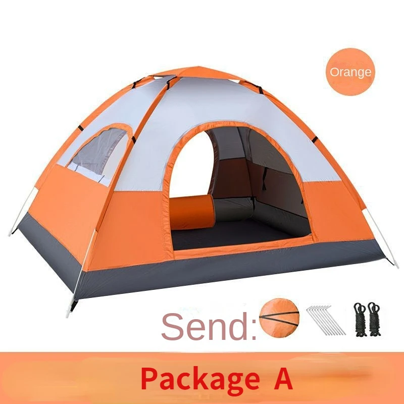 Portable Tent Double Tent 3-4 People Field Camping Tent Outdoor Mountaineering Tent Sunshade  Sun Shade Sail Couple  Beach Tent