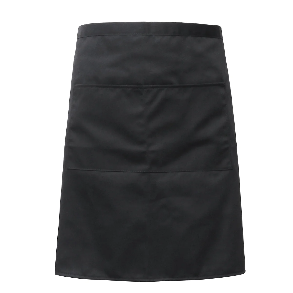 

Apron Apronspockets Chef Womenkitchen Bib Waist Waitress Men Black Unisex Short Uniform Sun Redemption Cooking Pocket Server Bbq