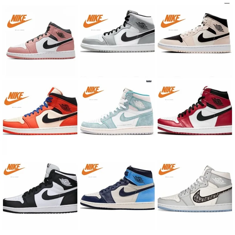 

A09 2023 High Quality Originals Hot Obsidian Men's Basketball Shoes Women High-top Comfortable Sports Outdoor Sneakers EUR 36-44