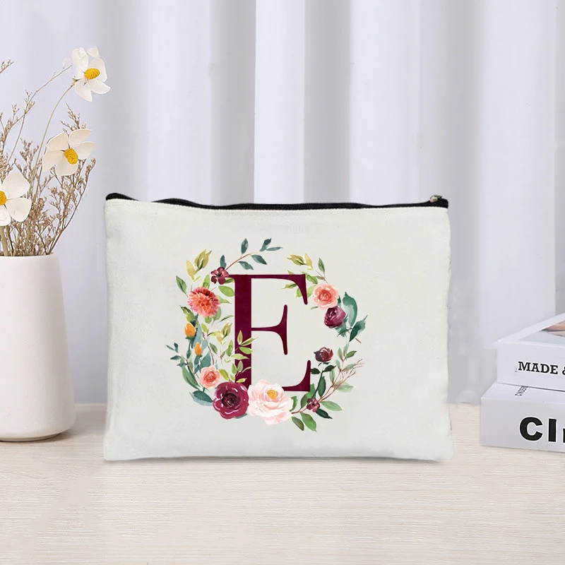 

Косметичка канвасная Floral Letters