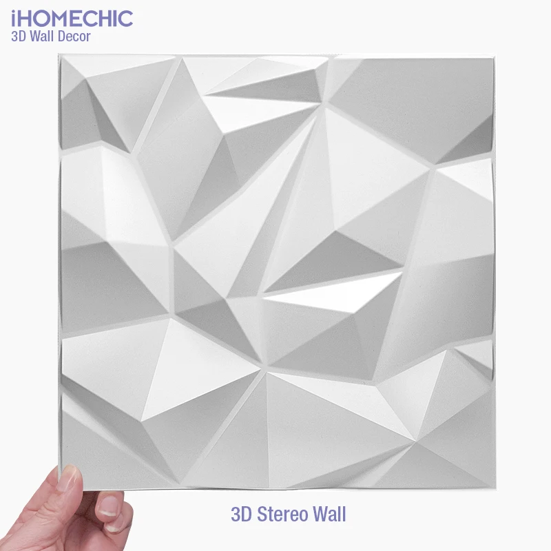 

30x30cm wall renovation 3D Stereo Wall Panel Diamond Not self-adhesive tile 3D wall sticker living room Bathroom 3d wall paper