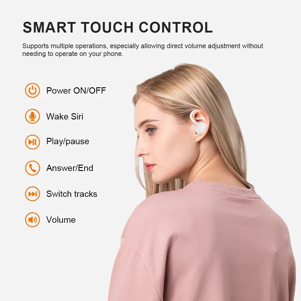 Оригинальные беспроводные наушники Sony SP180, Tws наушники с микрофоном, спортивные наушники с зажимом для ушей, стереонаушники-вкладыши со светодиодным дисплеем (art.: 3920d44be258f) - 3920d44be258f
