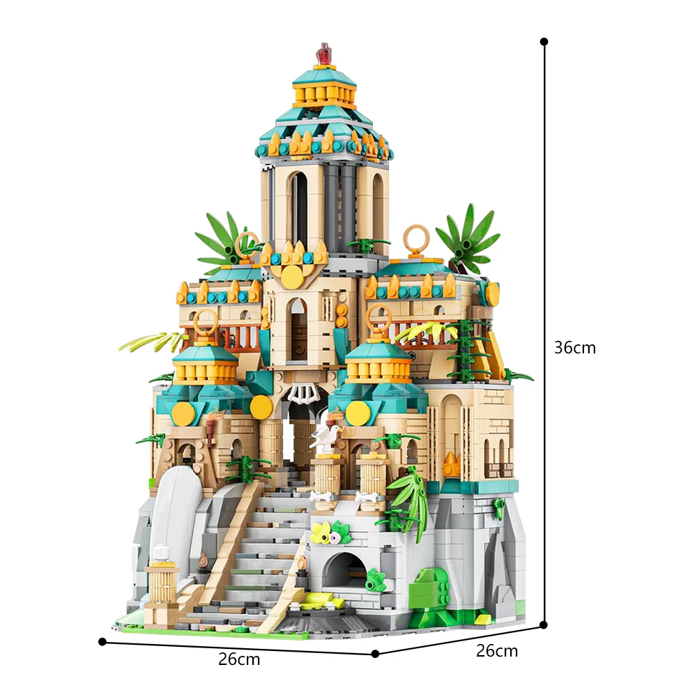 Конструктор из фильма Indianaed Jones Lost Temple набор строительных блоков MOC архитектурный