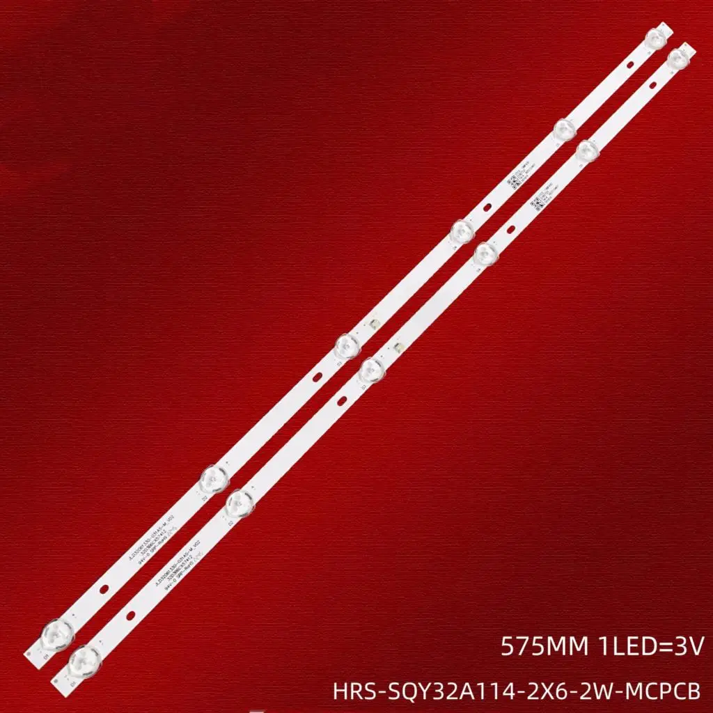 

Светодиодный TV подсветка для часов SQY32A114 2X6 2W MCPCB JL D32061330 031AS M V02 ECON EX 32HT002B V1T09 Vivax TV 32LE120T2S2
