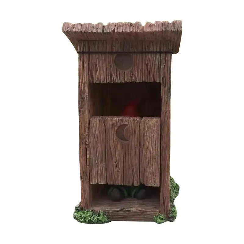 

Resin Ornaments Naughty Toilet Not Close The Door Read Newspaper Dwarf Statue Dwarf Statue Most Interesting Outdoor Garden