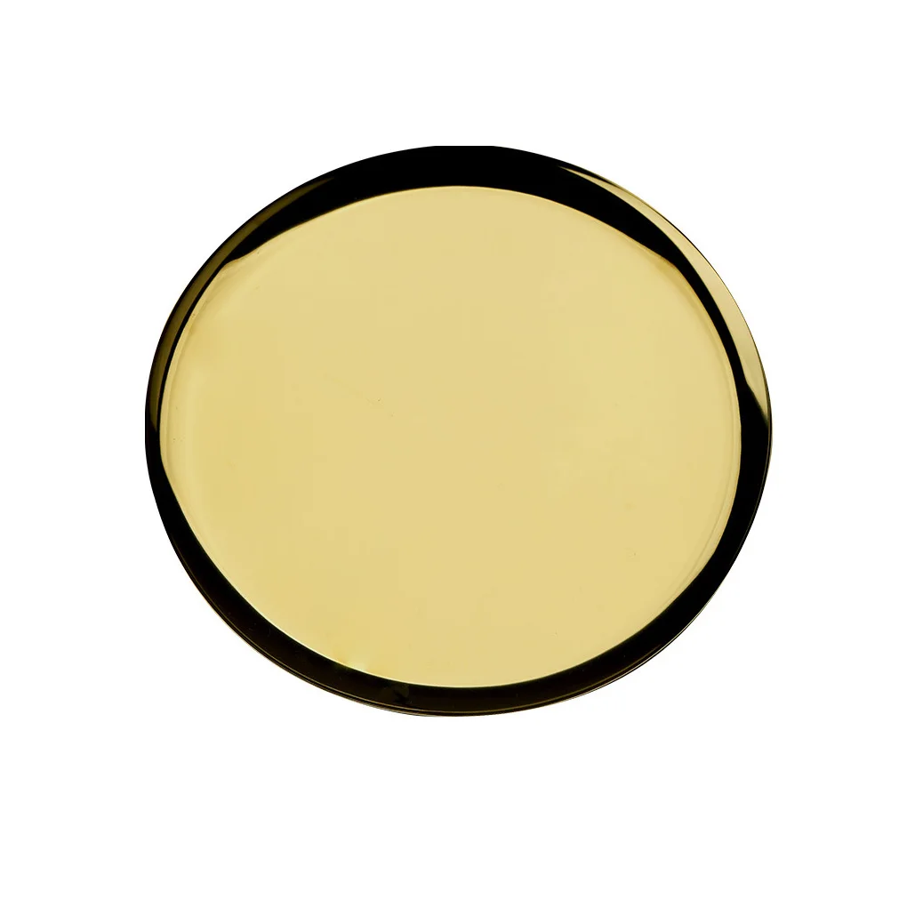 

Тарелка для ювелирных изделий, браслет из нержавеющей стали, косметический поднос, тарелка для торта и десерта, зеркальная полированная под...