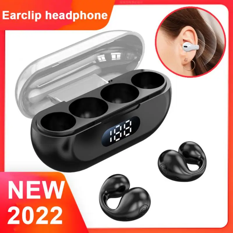 

Power Display Wireless Headphones With Microphone Sport Led Display Earbuds Waterproof Air Conduction Headset For Xiaomi Huawei