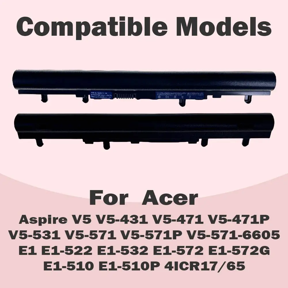 Фото Аккумулятор для ноутбука AL12A32 37Wh для Acer Aspire V5-171 431 V5-471 V5-471G V5-471P E1-522 E1-530 E1-532 E1-570 E1-570G E1-572 E1-572G №2
