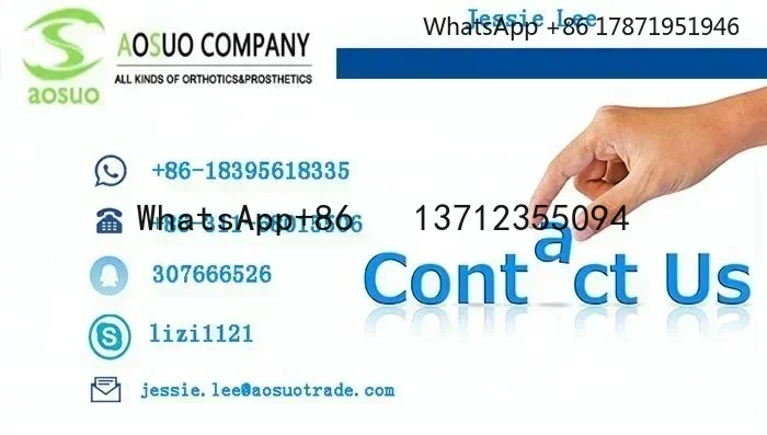 Прямой заводской ортопедический коленный сустав из нержавеющей стали пружинный