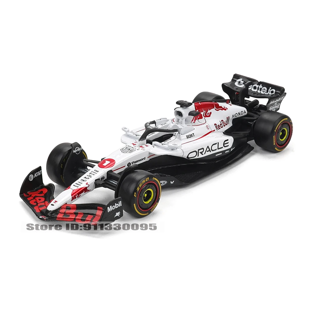 Фото Японская станция Bburago 1:43 F1 2025 Red Bull Racing RB21 # 1. Verstappen # 22 Юки Цунада, модель автомобиля из сплава, литая под давлением модель игрушки №3