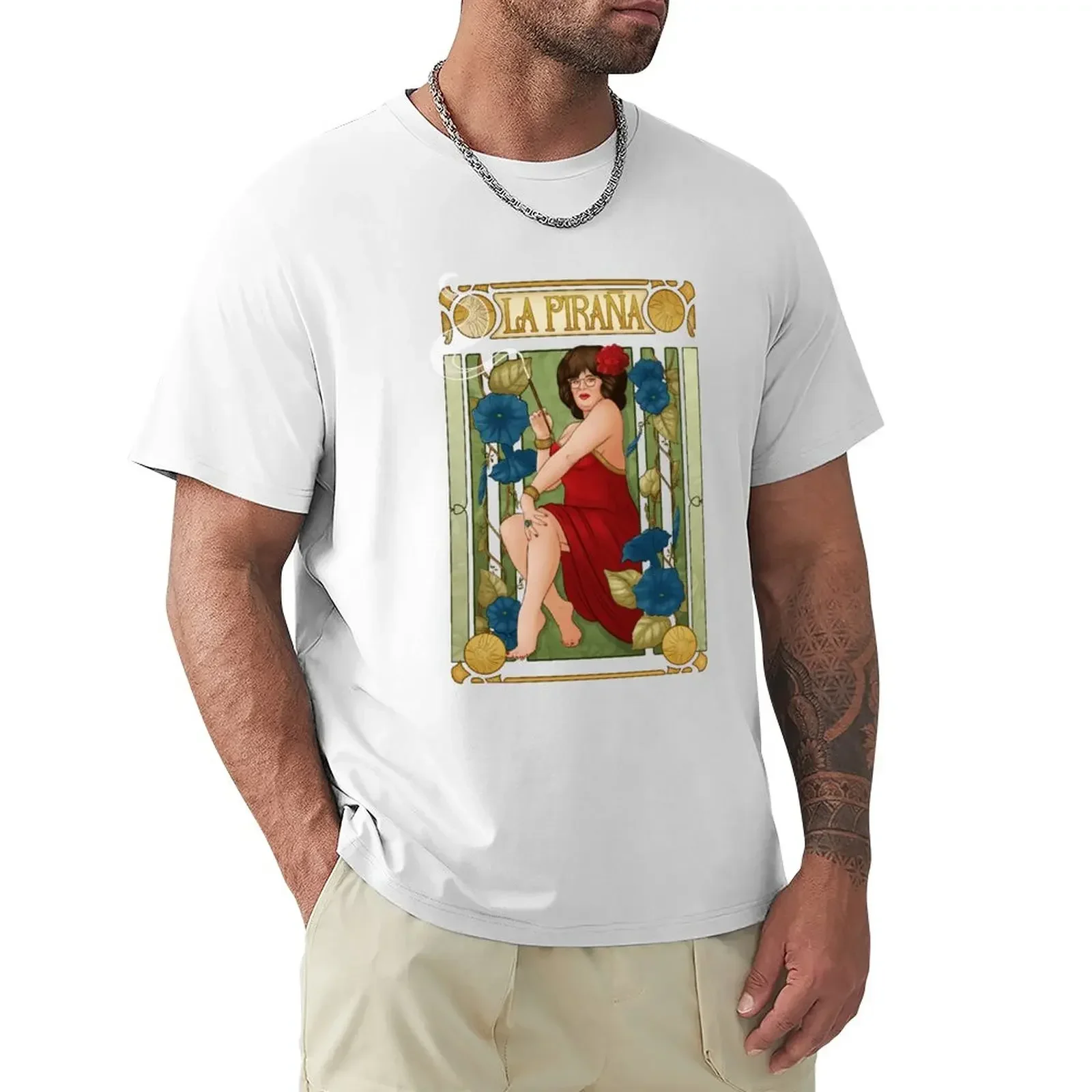 PACA LA PIRA?A T-Shirt anime clothes blanks Short sleeve tee mens tall t shirts