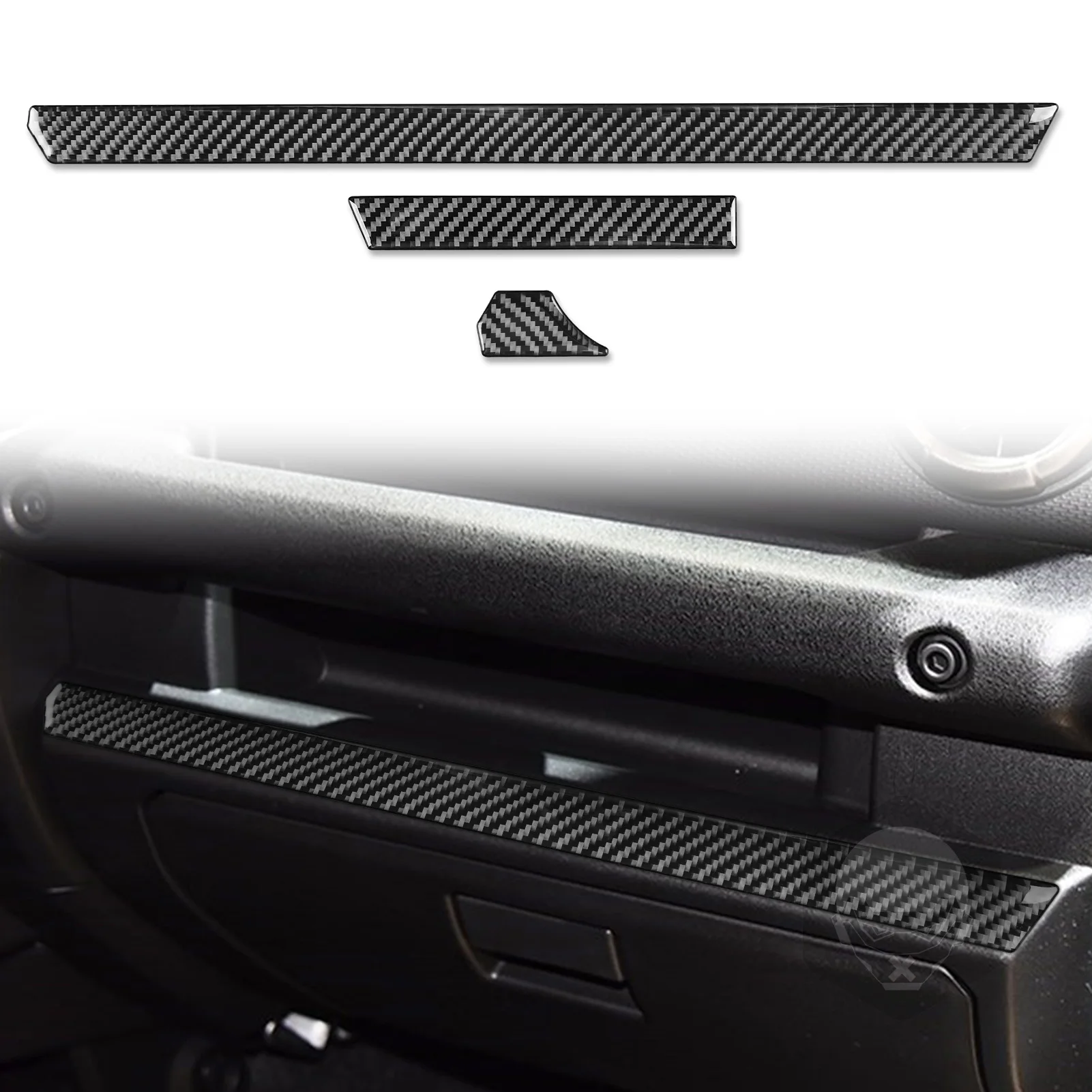 

Декоративная наклейка на крышку центральной консоли для Suzuki Jimny 2019 2020 2021 2022 аксессуары для интерьера автомобиля из углеродного волокна