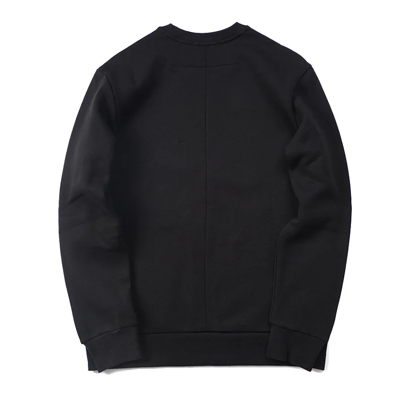 

Мужская хлопковая толстовка с капюшоном, свободная флисовая толстовка с длинными рукавами и круглым вырезом, в стиле хип-хоп, 2022