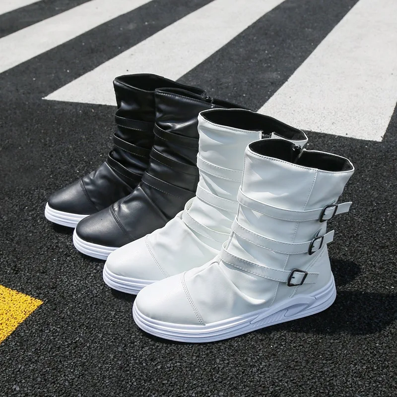 Мужские ботинки Модные для верховой езды мужские британские высокие туфли