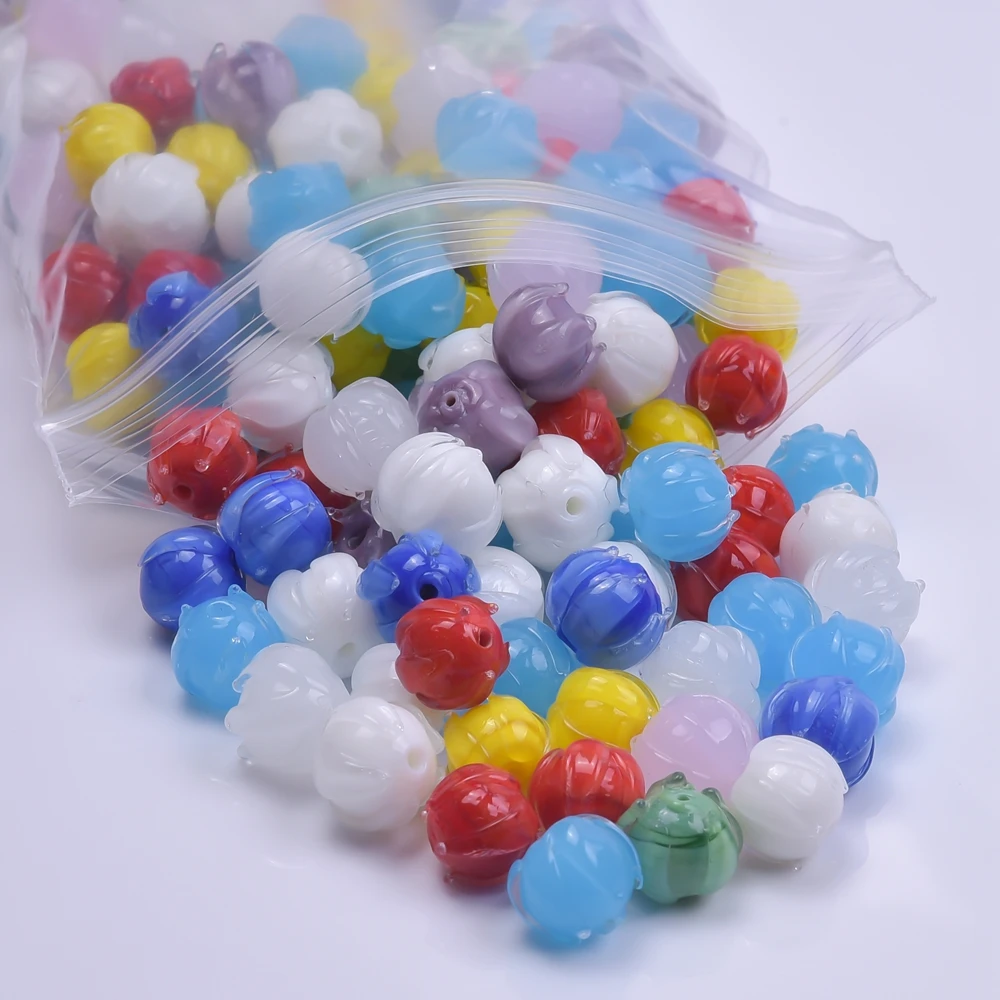 10 шт. разноцветные Модные Разноцветные оплаты Цветочные цветные глазурованные