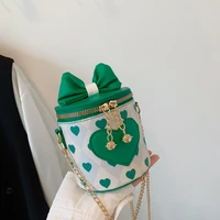 new love messenger bag female summer shoulder small bags 2022 trendy texture korean version of the bucket handbag ins clutch
