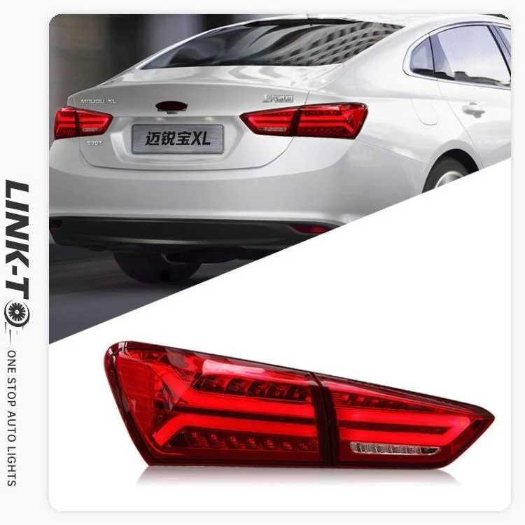 

Car Led Tail Light Assembly Modified AssemblyRear lamp Rear For Chevrolet Malibu 2016-2019 Waterproof IP67 Plug and Play
