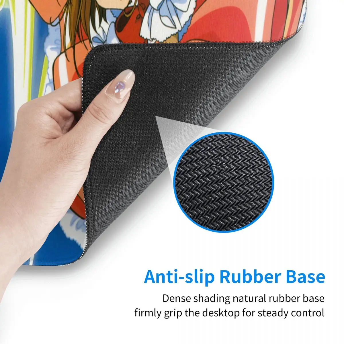 Большой коврик для мыши игры в Сакуру компьютерный офиса и ноутбука Maiya с аниме