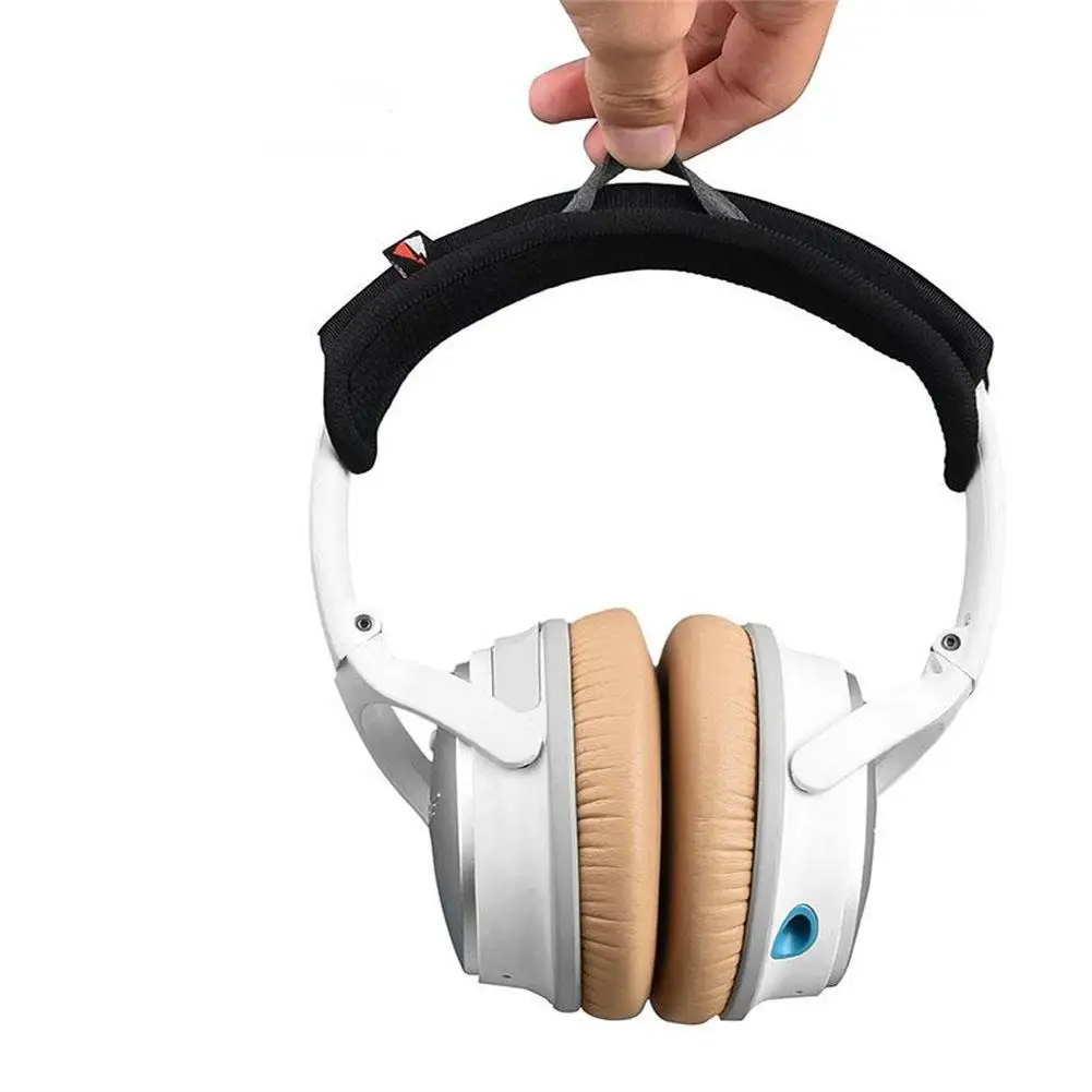 

Full Closure Headphone Headband Cover Universal Zipper Cushion Protector Thickened Pad Compatible For Hyperx Protective Sleeve