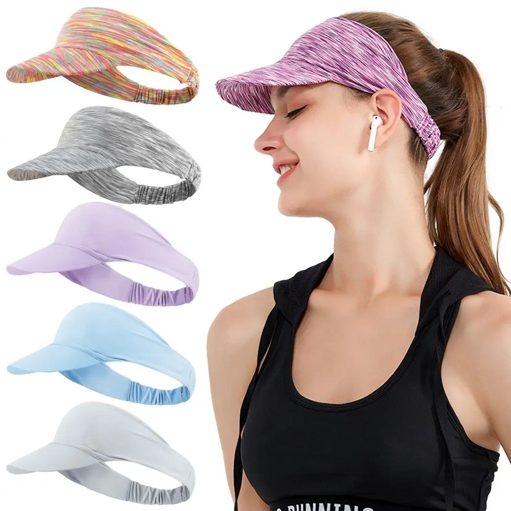 

Men Women Tennis Golf Baseball Hat Adjustable Sun Visor Sports Hat Sport Headband Beach Cap