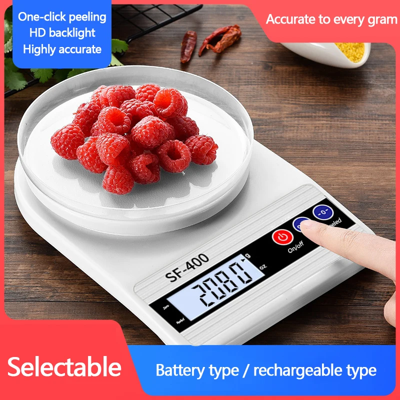 

10kg/5kg Portable Kitchen Scale Bakery Electronic Scale Household Small Electronic Scale Electronic Digital Food Scale