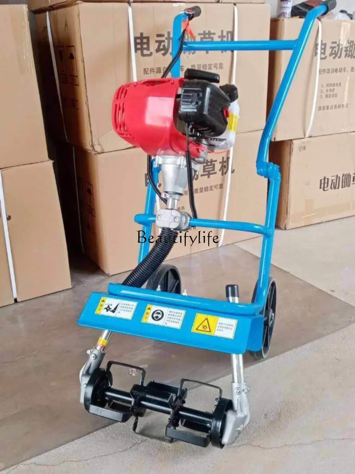 Маленькая высокоскоростная сельскохозяйственная бензиновая мотыга с ручным