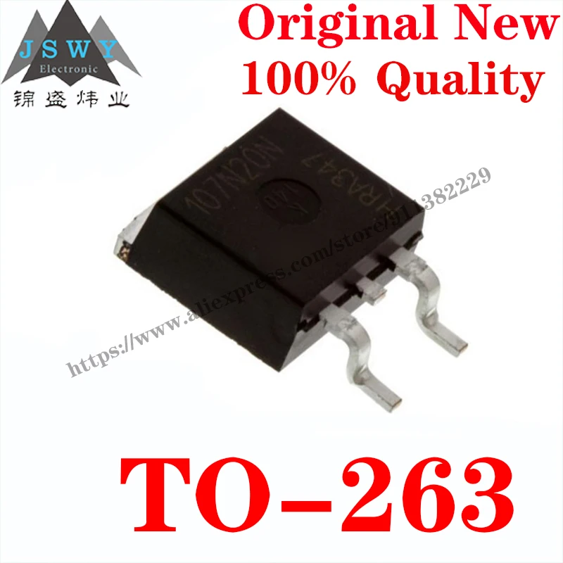 10~100 PCS IPB107N20N3G TO-263 Discrete Semiconductor Transistor MOSFET IC Chip With the for module arduino Free Shiping 107N20N