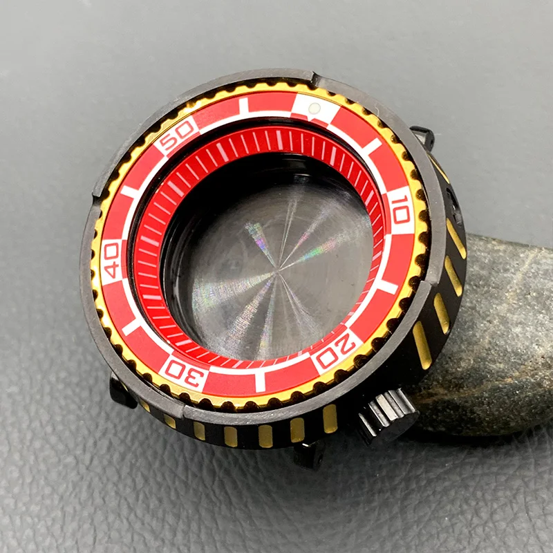 Корпус для часов 47 мм Mod Tuna Canned Корона на часа 4 1 Подходит NH35 NH36 автоматический