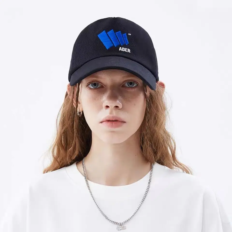 ADER error Embroidered Baseball Cap Women's Men's Korean Version Visor Hat Travel Sunscreen Hats Tide Brand Student Sun Caps Y2k
