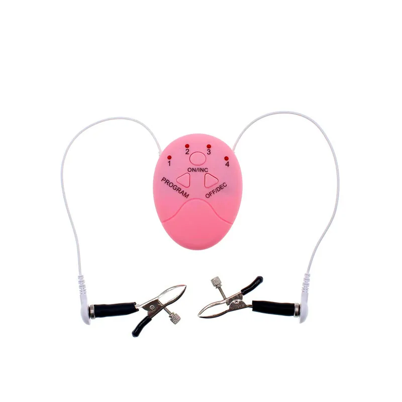 

Электрошоковый зажим для сосков клитора и губ Электрический импульсный стимулятор груди массажер тела секс-игрушки для мужчин и женщин
