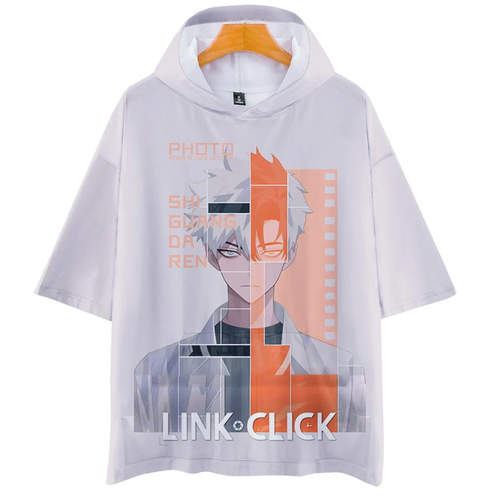 

Футболка Мужская/женская с капюшоном и коротким рукавом, с 3D-принтом