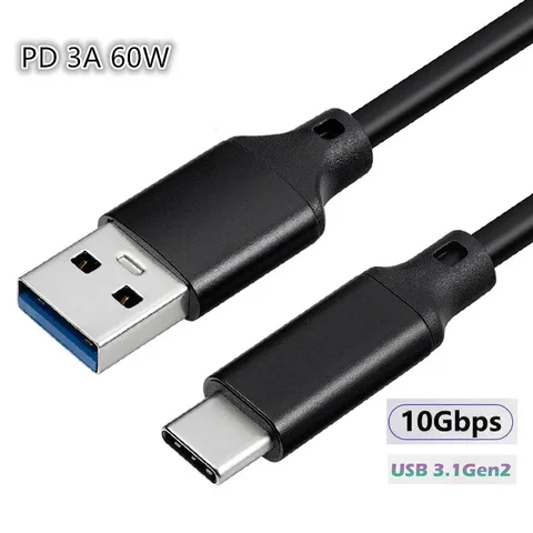 USB 3.2 кабель Type-C черный