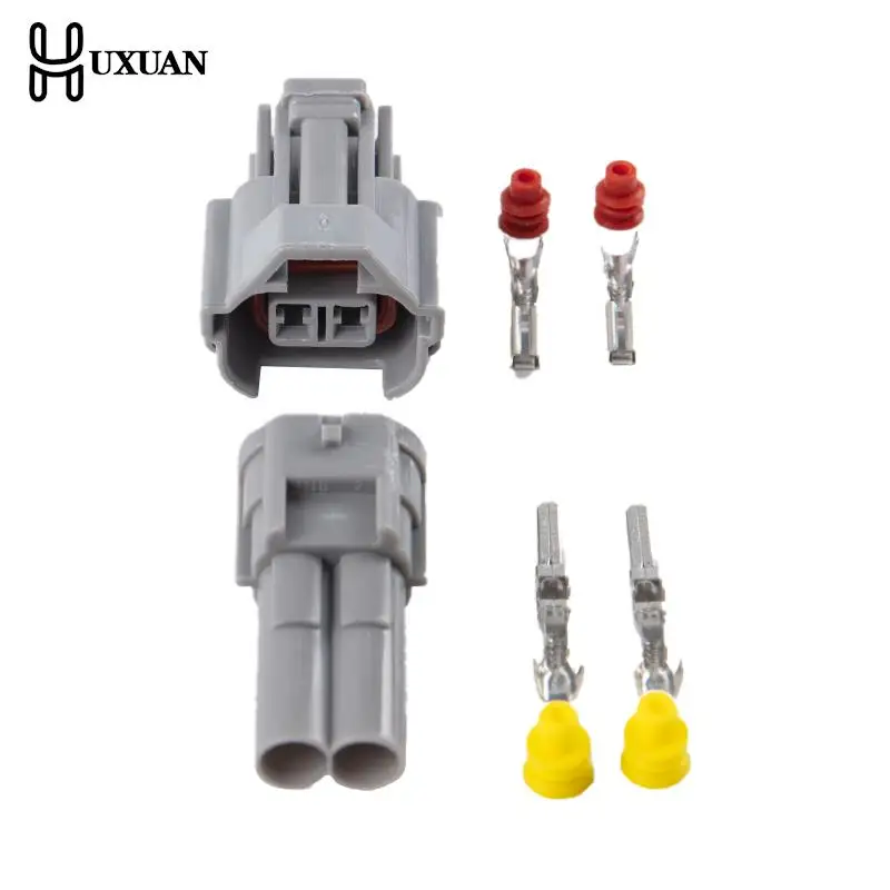 1/2 комплекта Nippon Denso 2 контакта водонепроницаемый штекер гнездо верхний слот топливный инжектор разъем 6189-0060 стандарт